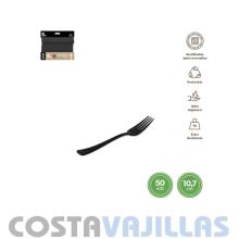 TENEDOR-PLASTICO-NEGRO-10.7-CM-RECICLABLE-MAXI-PRODUCTS