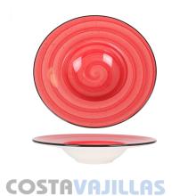 PLATO PASTA RISSOTO PASSION BONNA ROJO 