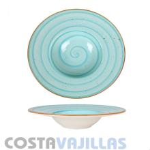 PLATO PASTA BONNA AQUA BLUE AZUL 